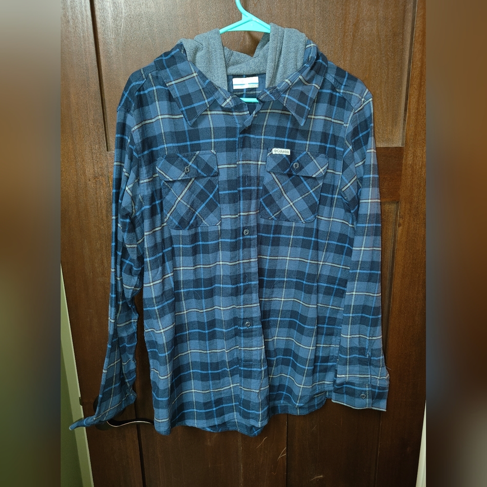 Columbia Flannel Hoodie